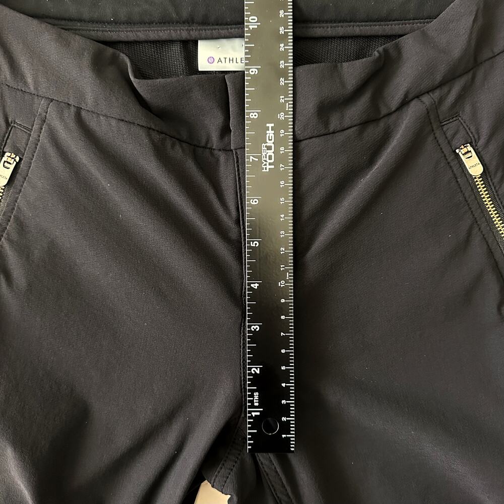 ATHLETA Women's Wander Black Ankle Zip Pant Skinny Size 10 - Picture 7 of 9